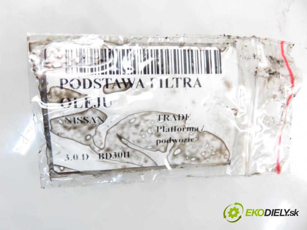 NISSAN TRADE Platforma / podwozie KABINA/PLATFORMA 1996 63,00 3.0 D 86 - BD30II 2953,00 Obal filtra oleja  (Obaly filtrov oleja)