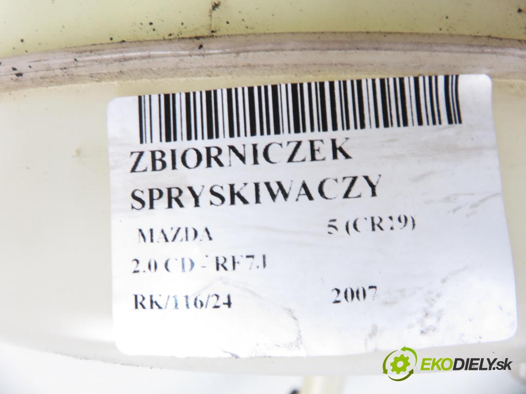 MAZDA 5 (CR19) MINIVAN 2007 81,00 2.0 CD - RF7J 1998,00 nádržka ostřikovačů 860142721 ; 8603102451 (Klika dveří ostatní)