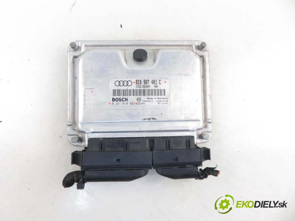 AUDI A4 Avant (8E5, B6) KOMBI 2002 132,00 2.5 TDI quattro - AKE 2496,00 řídící jednotka motora 8E0907401C ; 0281010493