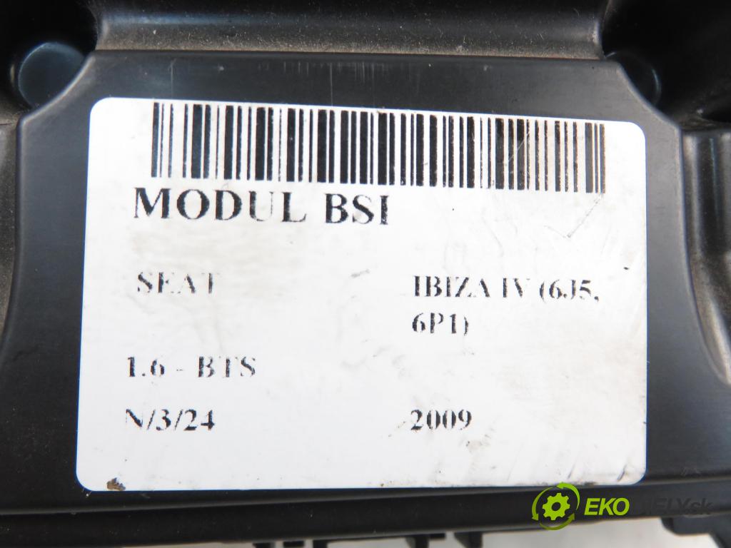 SEAT IBIZA IV (6J5, 6P1) HB 2009 77,00 1.6 - BTS 1598,00 MODUL komfortu 5WK49425B ; 6r0937087 ; a2c53211075
