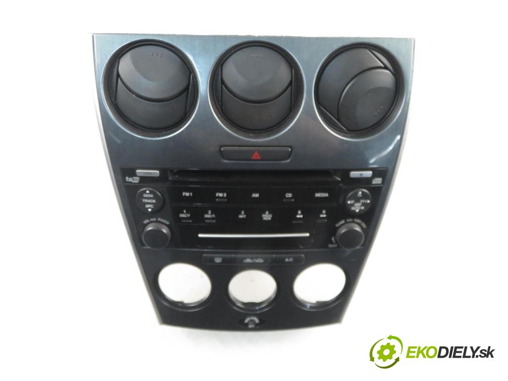 MAZDA 6 Hatchback (GG) LIFTBACK 2006 108,00 2.0 147 - LFF7 1999,00 RADIO CD CQEM45701A