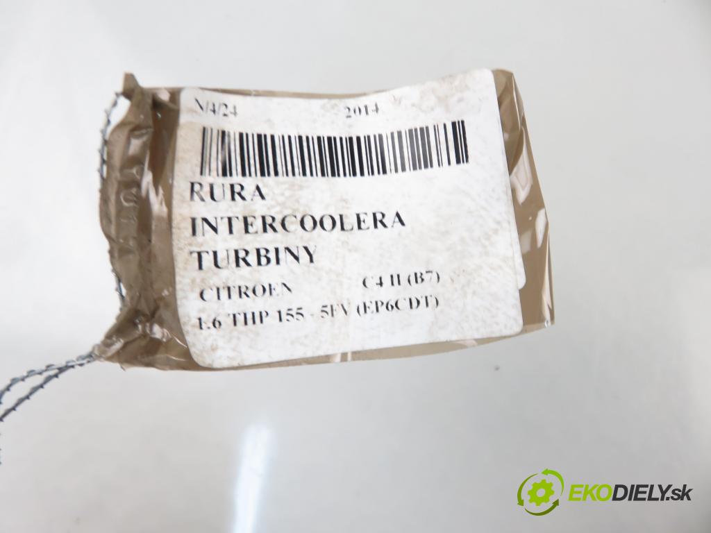 CITROEN C4 II (B7) HB 2014 115,00 1.6 THP 155 - 5FV (EP6CDT) 1598,00 Rúra intercoolera turba 9687511280
