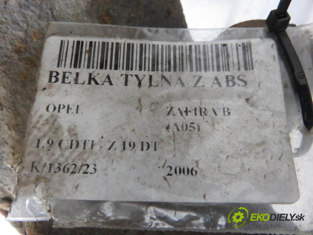 OPEL ZAFIRA B (A05) VAN 2006 88,00 1.9 CDTI 8V 120 - Z 19 DT 1910,00 výztuha zadní část ABS