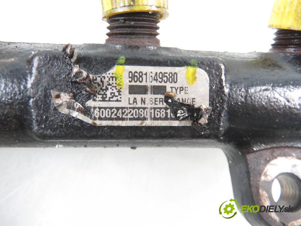 FORD S-MAX (WA6) MINIVAN 2008 103,00 2.0 TDCi - QXWA 1997,00 Lišta vstrekovacia 9681649580 ; 55PP0603 (Vstrekovacie lišty)