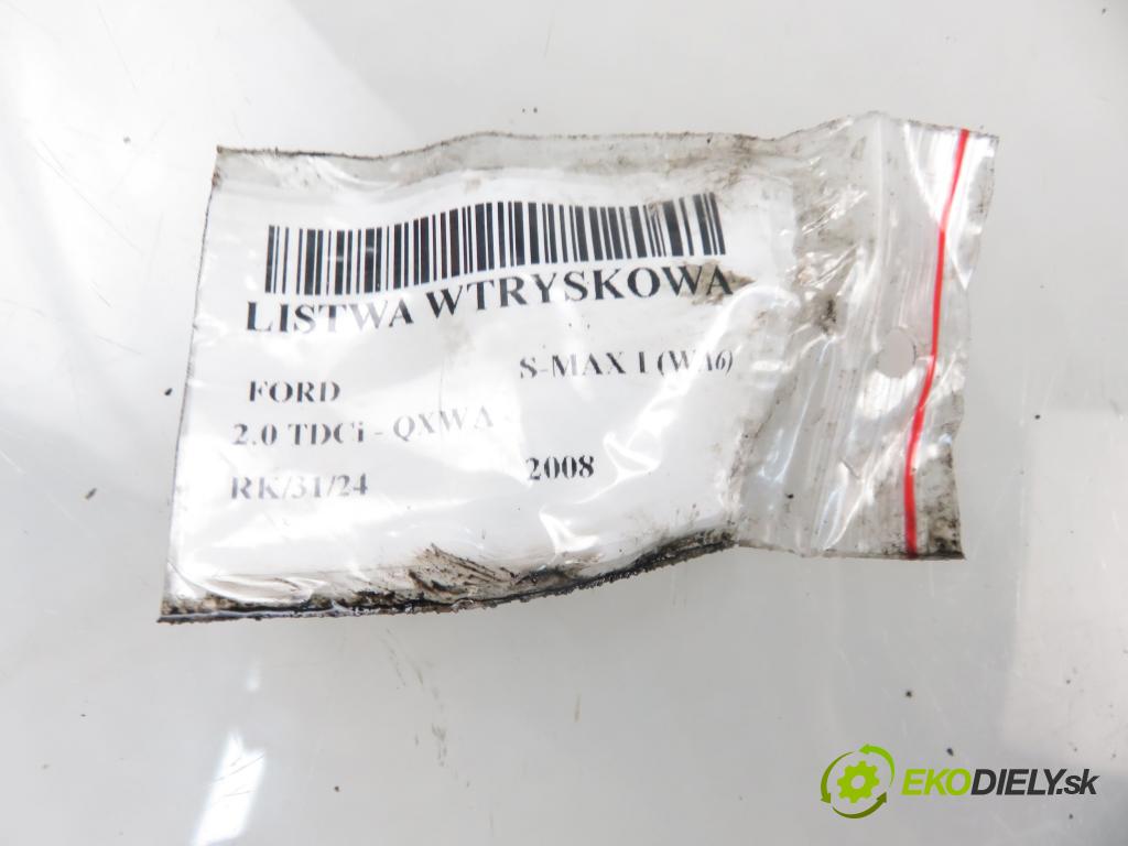 FORD S-MAX (WA6) MINIVAN 2008 103,00 2.0 TDCi - QXWA 1997,00 Lišta vstrekovacia 9681649580 ; 55PP0603 (Vstrekovacie lišty)