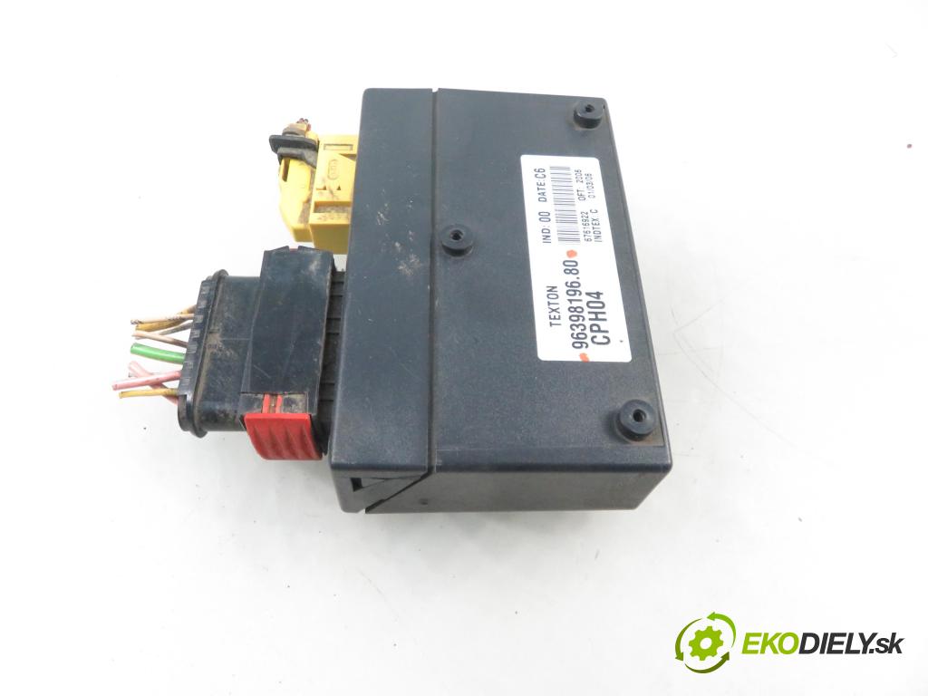 PEUGEOT EXPERT (224) FURGON 2006 69,00 2.0 HDi - RHX (DW10BTED) 1997,00 MODUL komfortu 9639819680