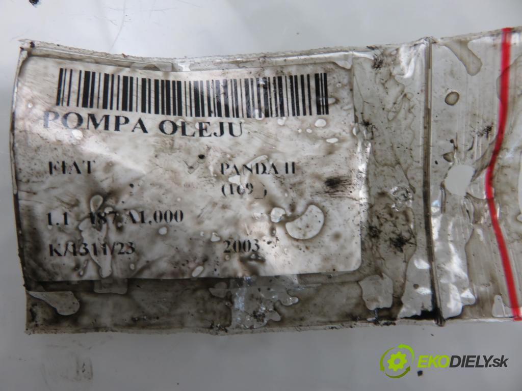 FIAT PANDA (169_) HB 2003 40,00 1.1 54 - 187 A1.000 1108,00 pumpa oleje 55195304 (Olejové pumpy)