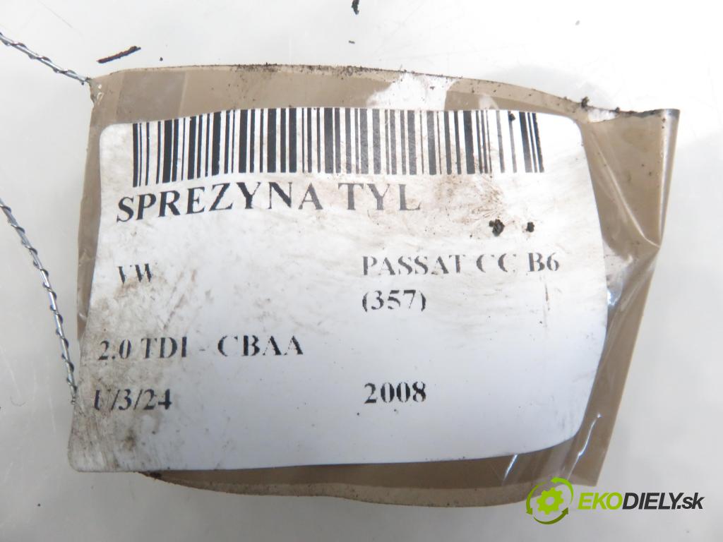 VW PASSAT CC B6 (357) FASTBACK 2008 100,00 2.0 TDI - CBAA 1968,00 Pružina zadné KBA91336 ; KBA91456