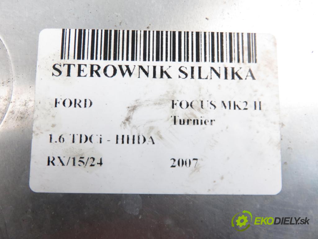 FORD FOCUS II Turnier (DA_, FFS, DS) KOMBI 2007 66,00 1.6 TDCI 90 1560,00 Riadiaca jednotka Motor 6M5112A650NC ; 0281011701