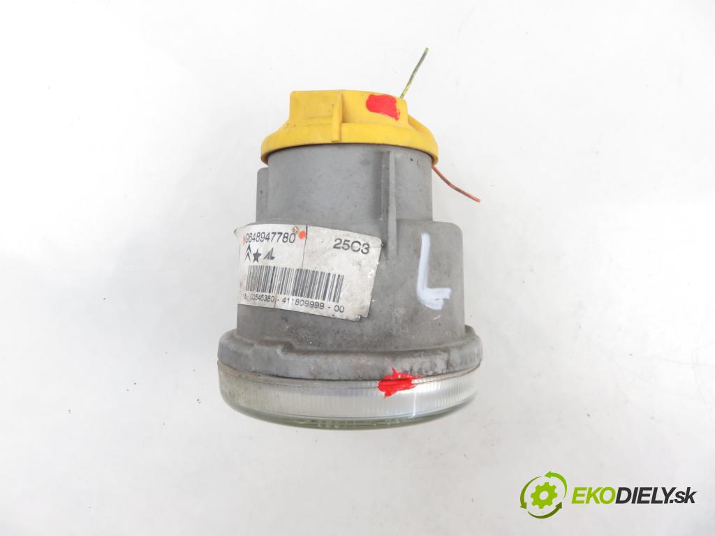 CITROEN C3 I (FC_) HB 2008 50,00 1.4 HDi - 8HZ (DV4TD) 1398,00 hmlové svetlo, hmlovka L 9648947780
