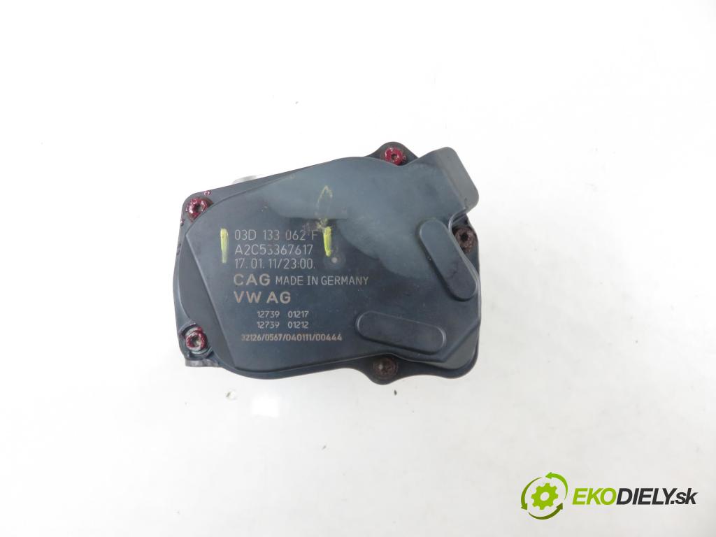 SEAT IBIZA IV (6J5, 6P1) HB 2010 44,00 1.2 - CGPB 1198,00 Škrtiaca klapka 03D133062F ; A2C53367617 (Škrtiace klapky)