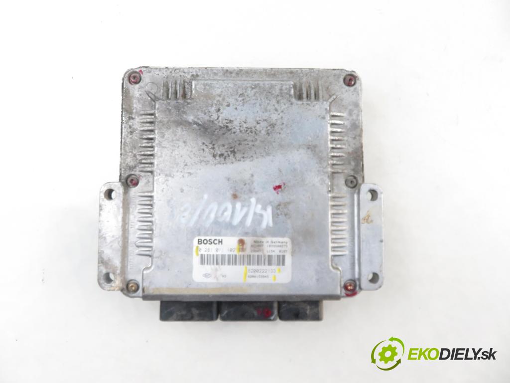RENAULT SCENIC I (JA0/1_) HB 2003 75,00 1.9 dCi 102 - F9Q 732 1870,00 řídící jednotka motora 8200153945 ; 8200222133 ; 0281011102
