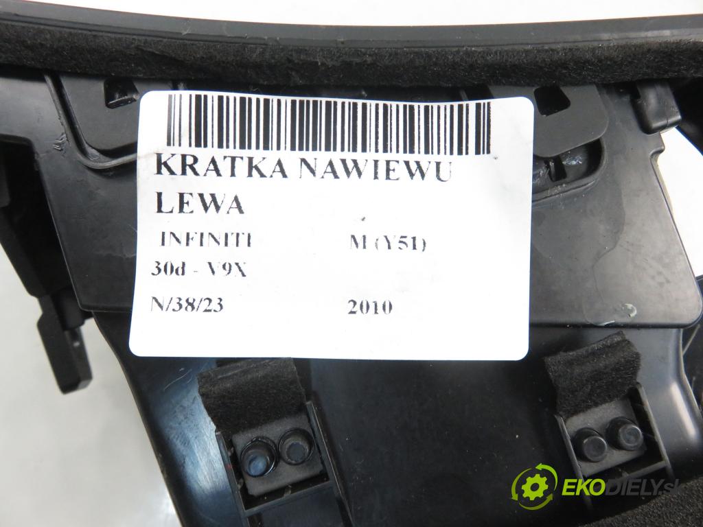 INFINITI M (Y51) SEDAN 2010 175,00 3.0d V6 238 - V9X 2993,00 Mriežky kúrenia ľavá strana P19670B34000 (Mriežky kúrenia (fukáre))