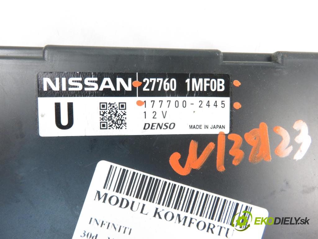INFINITI M (Y51) SEDAN 2010 175,00 3.0d V6 238 - V9X 2993,00 MODUL komfortu 277601MF0B ; 1777002445