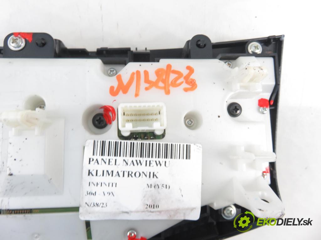 INFINITI M (Y51) SEDAN 2010 175,00 3.0d V6 238 - V9X 2993,00 Panel kúrenia KLIMATRONIK 283951MK3B ; 283951mk3b