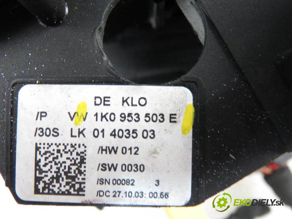 VW GOLF V (1K1) HB 2003 77,00 1.9 TDI PD 105 - BKC 1896,00 páčka/prepínač 1K0953503E ; 1K0959653 ; 1K0953549