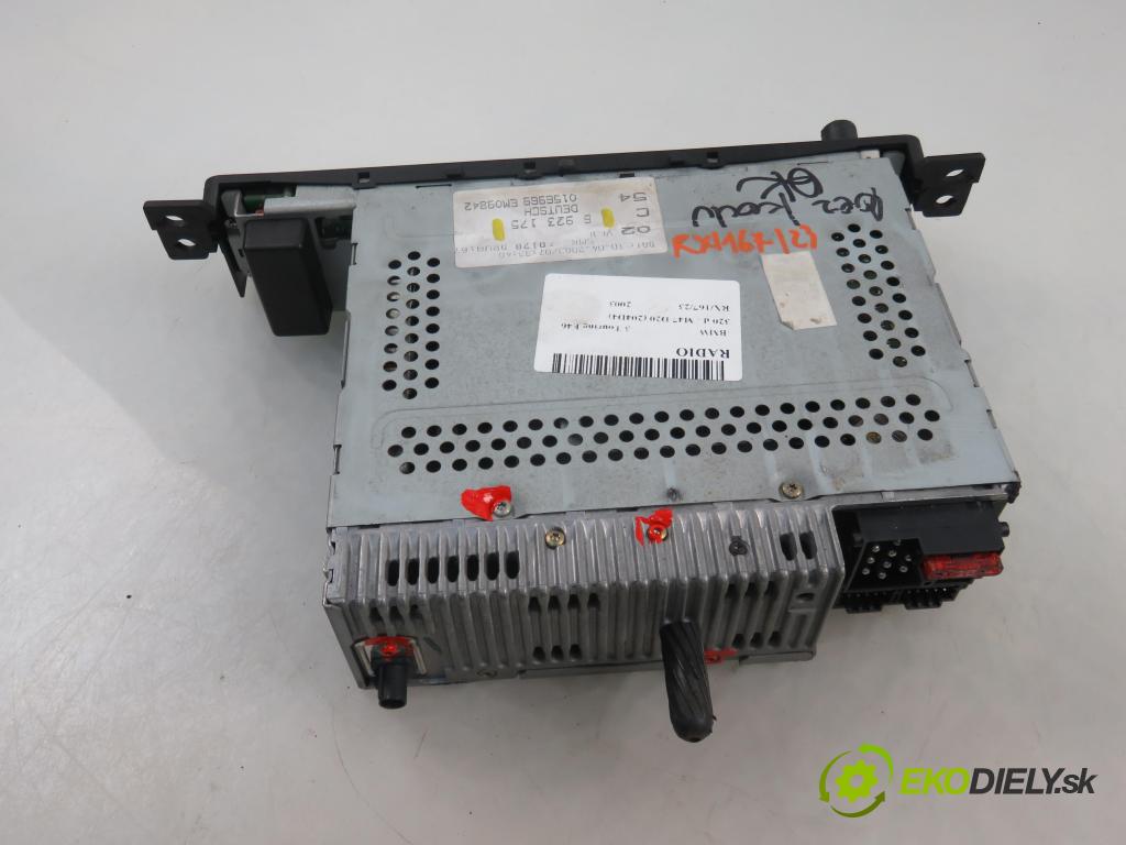 BMW 3 Touring (E46) KOMBI 2003 110,00 320 d 150 - M47 D20 (204D4) 1995,00 RADIO Modul 6923175