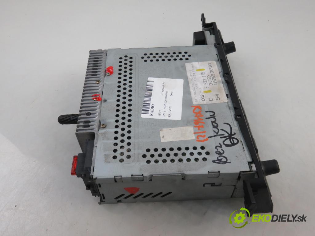 BMW 3 Touring (E46) KOMBI 2003 110,00 320 d 150 - M47 D20 (204D4) 1995,00 RADIO Modul 6923175