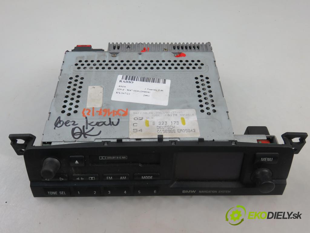 BMW 3 Touring (E46) KOMBI 2003 110,00 320 d 150 - M47 D20 (204D4) 1995,00 RADIO Modul 6923175
