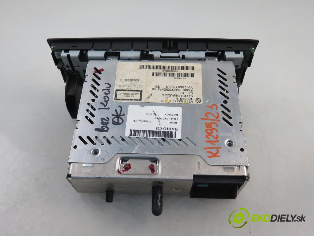 BMW 3 Touring (E91) KOMBI 2010 85,00 316 d 116 - N47 D20 C 1995,00 RADIO CD 9231931