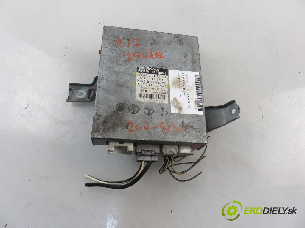 TOYOTA YARIS (_P1_) HB 2002 50,00 1.0 VVT- i 68 - 1SZ-FE 998,00 Riadiaca jednotka servočerpadlo 896500D011 ; 1129000340 (Riadiace jednotky)