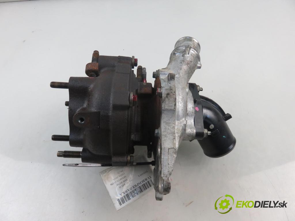 TOYOTA AURIS TOURING SPORTS (_E18_) KOMBI 2014 66,00 1.4 D-4D (NDE180_) - 1ND-TV 1364,00 Turbodúchadlo 172010N042 ; 7807080005 (Turbodúchadlá (kompletné))