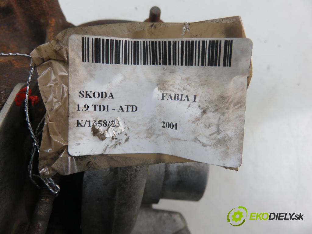 SKODA FABIA I (6Y2) HB 2001 74,00 1.9 TDI PD 100 - ATD 1896,00 Turbodúchadlo 038253019P (Turbodúchadlá (kompletné))