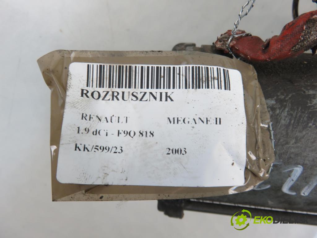 RENAULT MEGANE II (BM0/1_, CM0/1_) HB 2003 96,00 1.9 dCi - F9Q 818 1870,00 Štartér D7R49 ; 8200075362B (Štartéry)