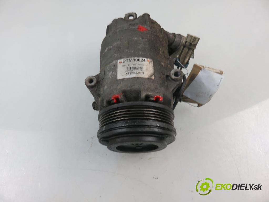 OPEL MERIVA A nadwozie wielkoprzestrzenne (MPV) (X03) MINIVAN 2003 64,00 1.6 - Z 16 SE 1598,00 KOMPRESOR: klimatizace DTM00024 (Kompresory)