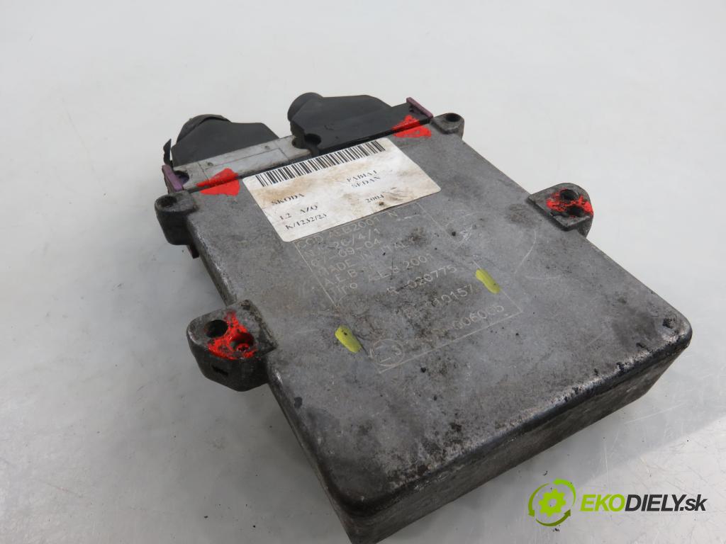 SKODA FABIA I SEDAN (6Y3) SEDAN 2004 47,00 1.2 - AZQ 1198,00 řídící jednotka LPG 67R010157