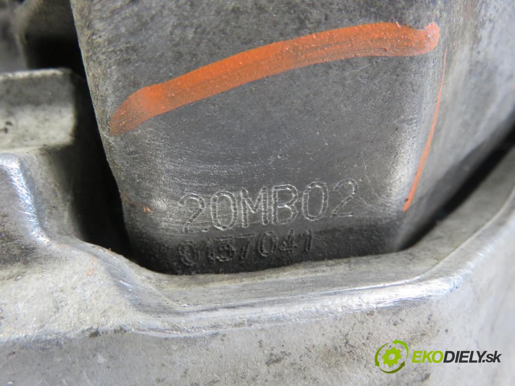 PEUGEOT 407 SW (6E_) KOMBI 2004 100,00 2.0 HDi 135 - RHR 1997,00 Prevodovka MANUALNA 20MB02