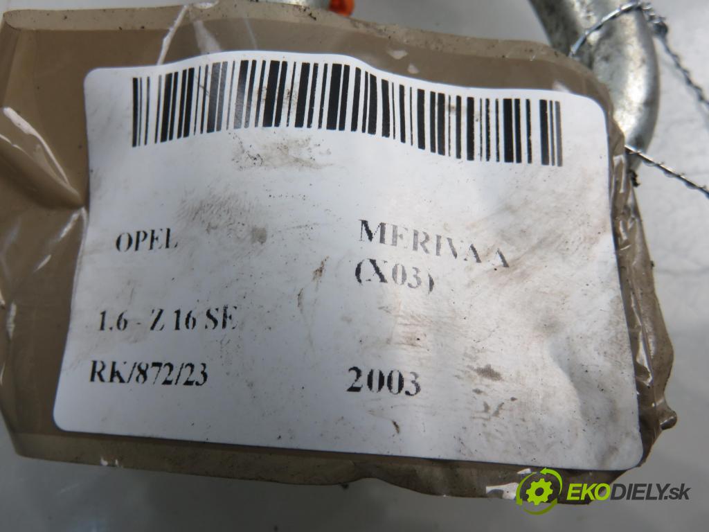 OPEL MERIVA A nadwozie wielkoprzestrzenne (MPV) (X03) MINIVAN 2003 64,00 1.6 - Z 16 SE 1598,00 Hák / ucho tažné