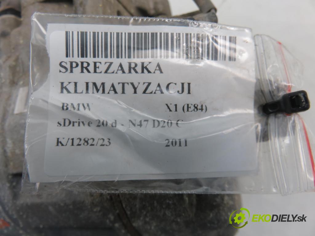 BMW X1 (E84) CROSSOVER 2011 130,00 sDrive 20 d 177 - N47 D20 C 1995,00 KOMPRESOR: klimatizace 4472601852 ; 6987862 (Kompresory)