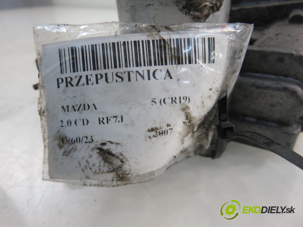 MAZDA 5 (CR19) MINIVAN 2007 105,00 2.0 MZR-CD 143 - RF7J 1998,00 Škrtiaca klapka RF7J136B0C (Škrtiace klapky)
