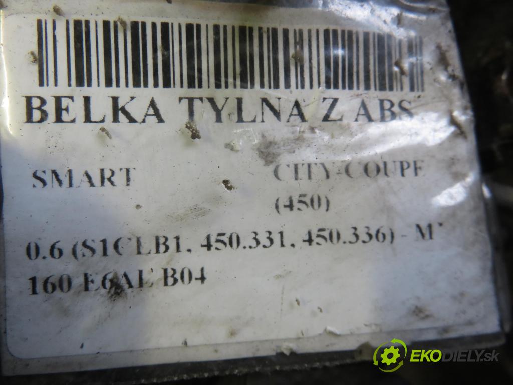 SMART CITY-COUPE (450) HB 1999 33,00 0.6 (S1CLB1, 450.331, 450.336) - M 160 E6AL B04 599,00 výztuha zadní část ABS