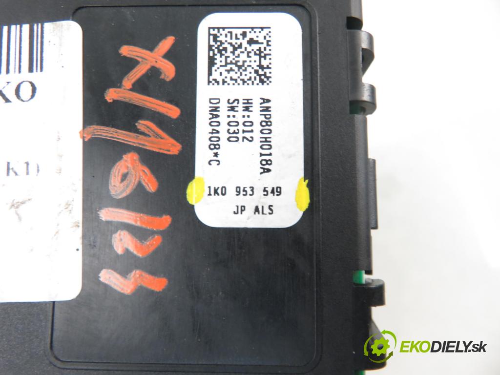 VW GOLF V (1K1) HB 2004 77,00 1.9 TDI PD 105 - BKC 1896,00 páčka/prepínač 1K0953503E ; 1K0953549