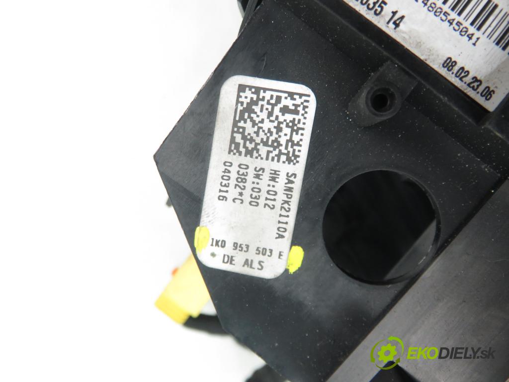 VW GOLF V (1K1) HB 2004 77,00 1.9 TDI PD 105 - BKC 1896,00 páčka/prepínač 1K0953503E ; 1K0953549