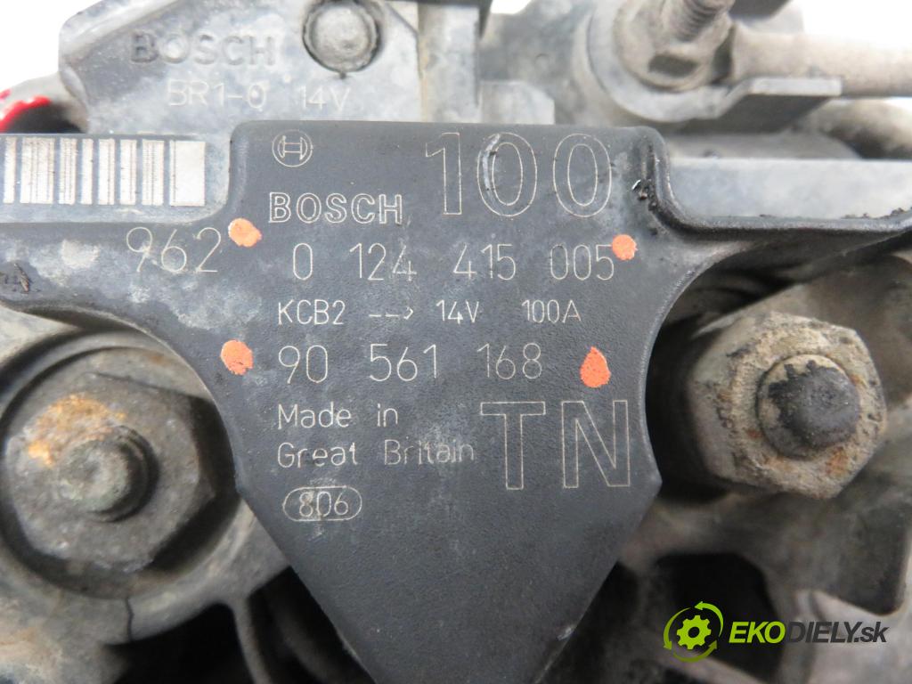 OPEL ASTRA G liftback (T98) HB 1999 60,00 2.0 DI - X 20 DTL 1995,00 Alternátor 0124415005 ; 90561168 (Alternátory)