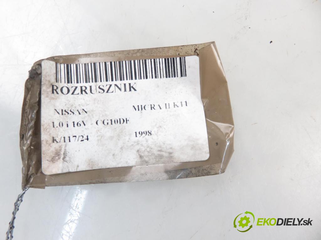 NISSAN MICRA II (K11) HB 1998 40,00 1.0 i 16V - CG10DE 998,00 Štartér 2330099B00 ; 0001112018 (Štartéry)