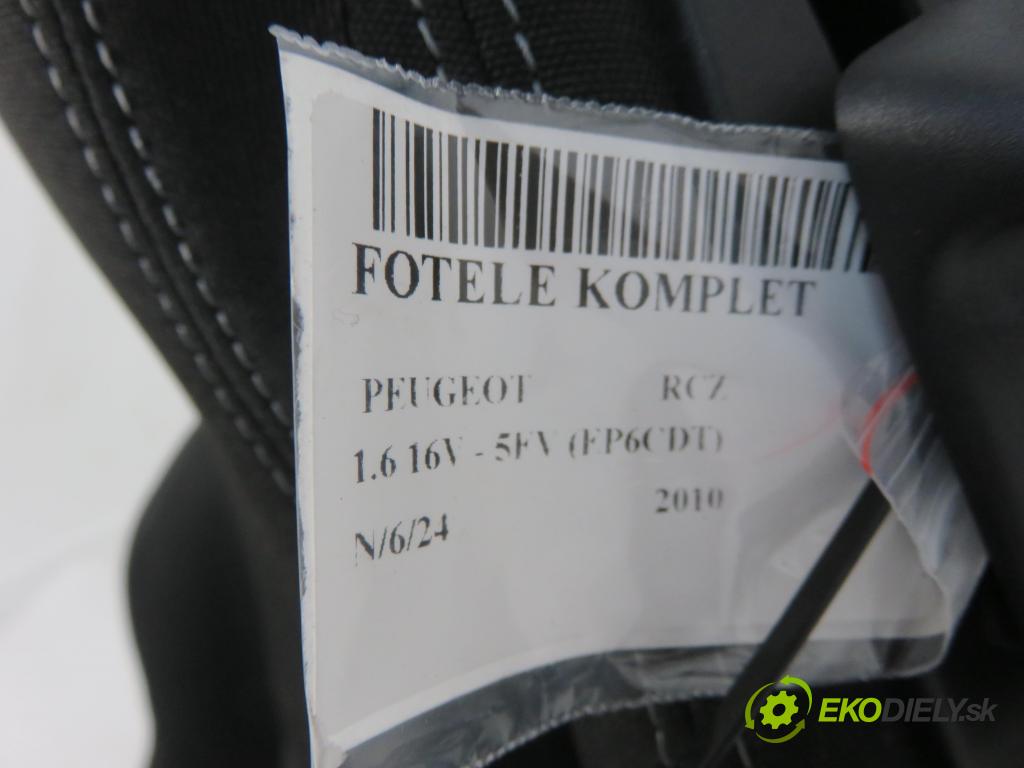 PEUGEOT RCZ COUPE 2010 115,00 1.6 16V THP - 5FV (EP6CDT) 1598,00 Sedadlá, sedačky 