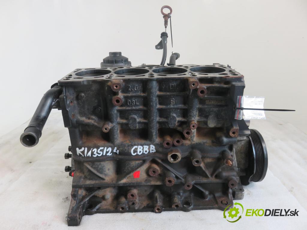 VW PASSAT B6 (3C2) SEDAN 2009 125,00 2.0 TDI - CBBB 1968,00 blok Motor CBBB (Blok motora)