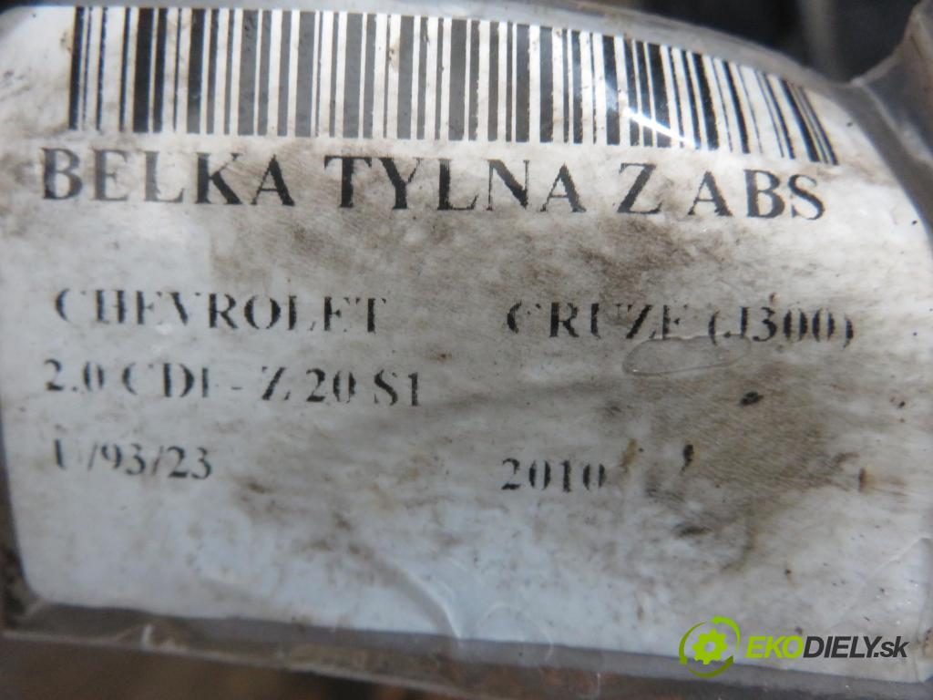 CHEVROLET CRUZE (J300) SEDAN 2010 110,00 2.0 CDI 150 - Z 20 S1 (LLW) 1991,00 výztuha zadní část ABS