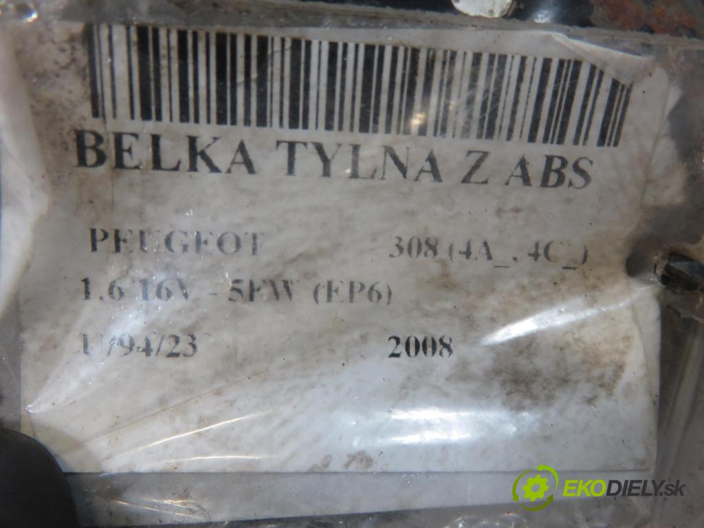 PEUGEOT 308 (4A_, 4C_) HB 2008 88,00 1.6 VTi 120 - 5FW (EP6) 1598,00 výztuha zadní část ABS