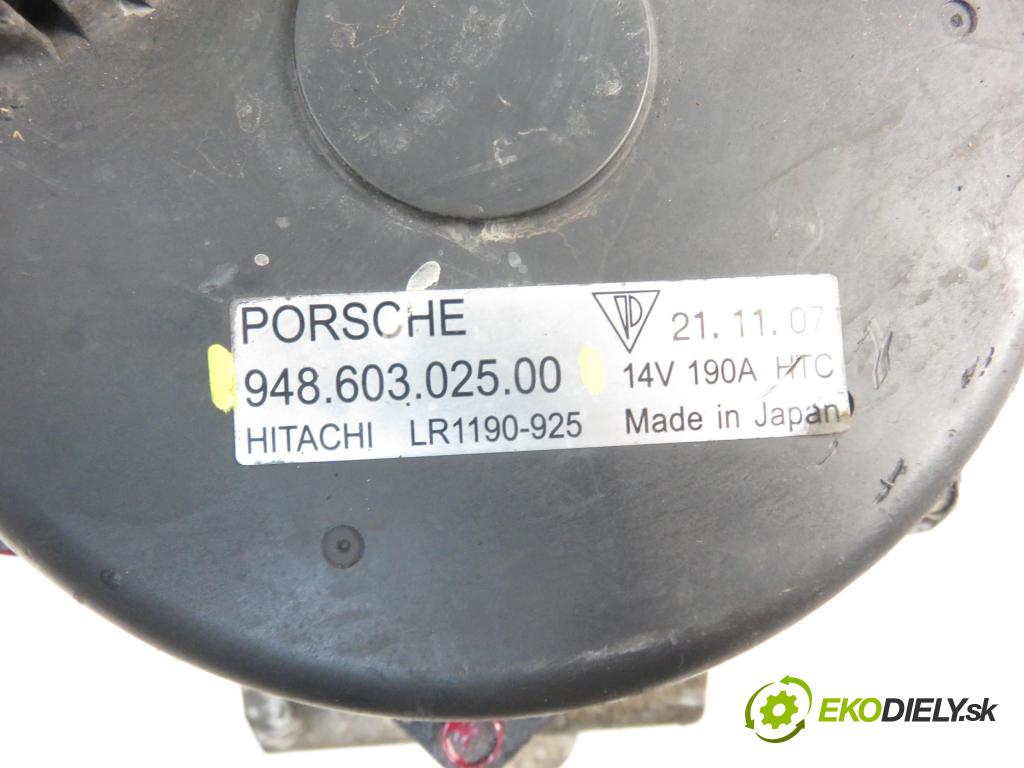 PORSCHE CAYENNE (9PA) SUV 2008 368,00 Turbo S 4.5 4511,00 Alternátor 94860302500 (Alternátory)
