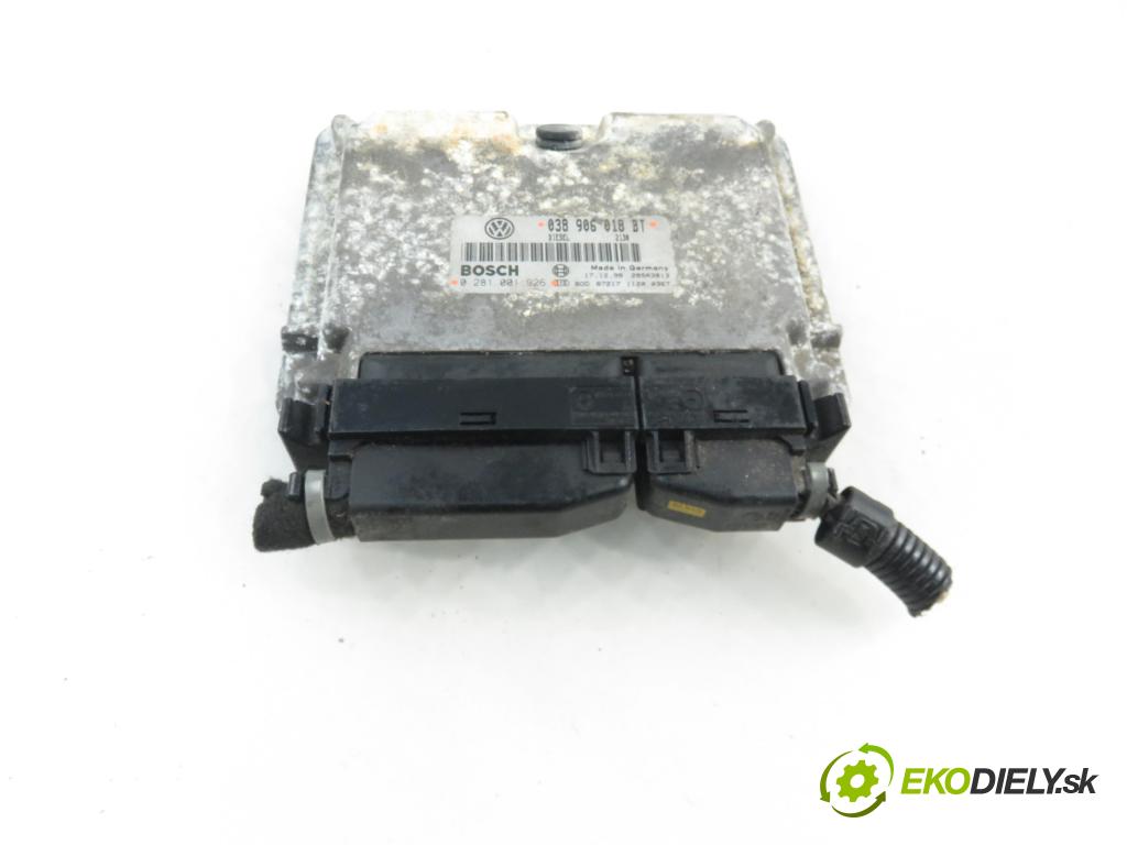 SEAT TOLEDO II (1M2) SEDAN 2001 81,00 1.9 TDI - ASV 1896,00 řídící jednotka motora 038906018BT ; 0281001926