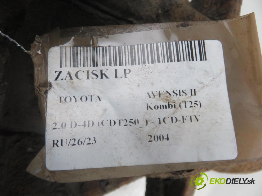 TOYOTA AVENSIS Kombi (_T25_) KOMBI 2004 85,00 2.0 D-4D 116 - 1CD-FTV 1995,00 Brzdič strmeň LP