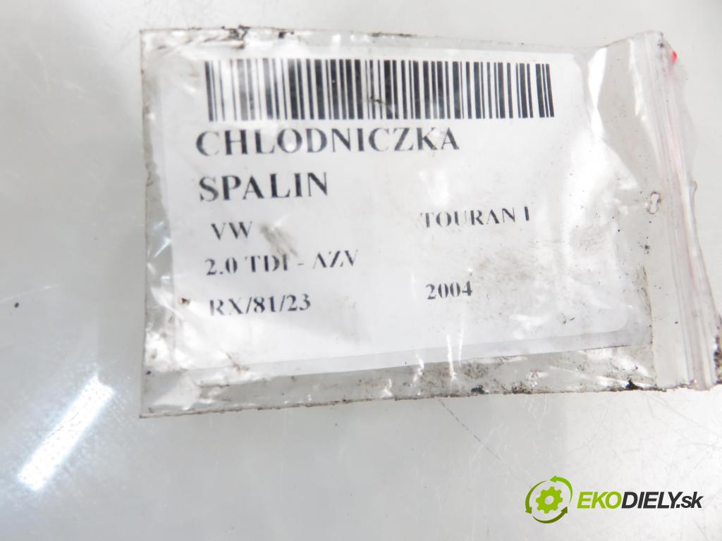 VW TOURAN (1T1, 1T2) MINIVAN 2004 100,00 2.0 TDI PD 16V 136 - AZV 1968,00 Chladič spalín 03G131083