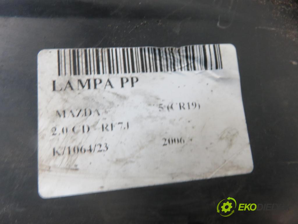 MAZDA 5 (CR19) MINIVAN 2006 81,00 2.0 MZR-CD 110 - RF7J 1998,00 Svetlo PP