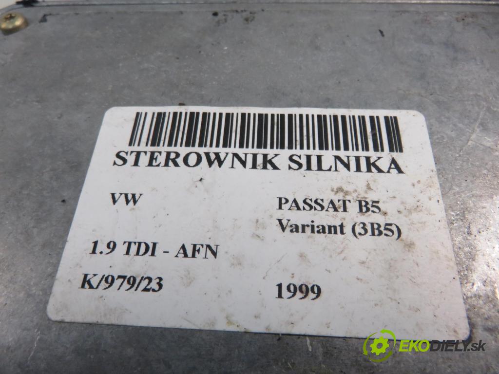 VW PASSAT B5 Variant (3B5) KOMBI 1999 81,00 1.9 TDI 110 - AFN 1896,00 Riadiaca jednotka Motor 038906018FE ; 0281010064