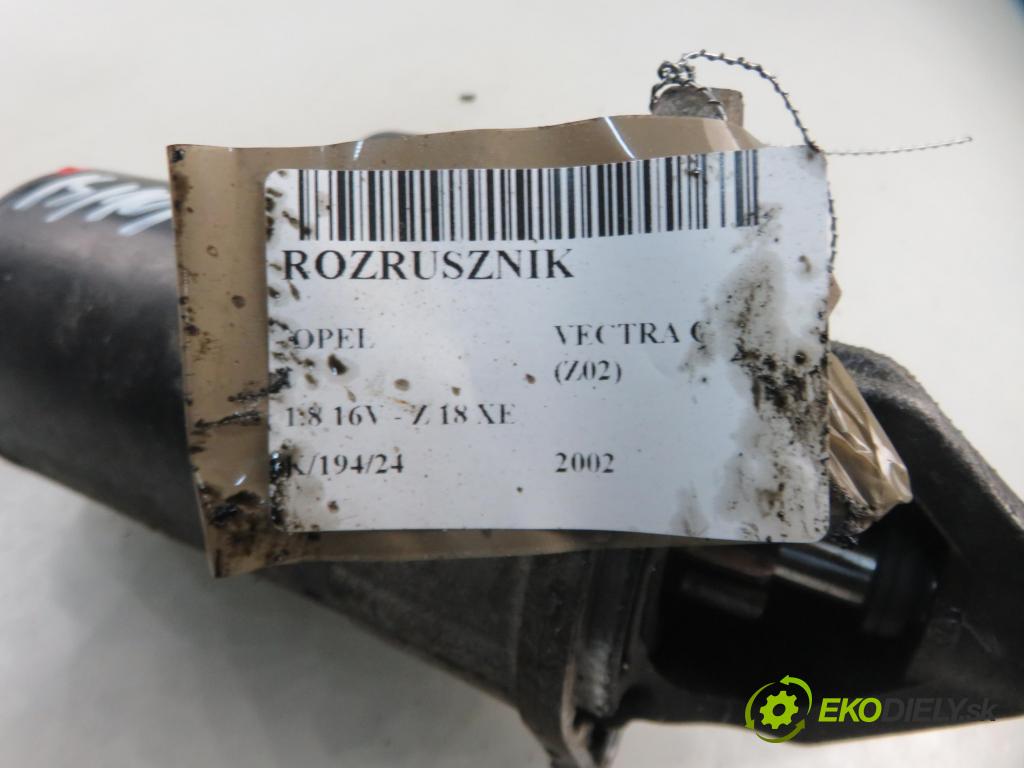OPEL VECTRA C (Z02) SEDAN 2002 90,00 1.8 16V 122 - Z 18 XE 1796,00 Štartér 0001107404 (Štartéry)